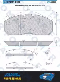 FOMAR FRICTION FO 674881